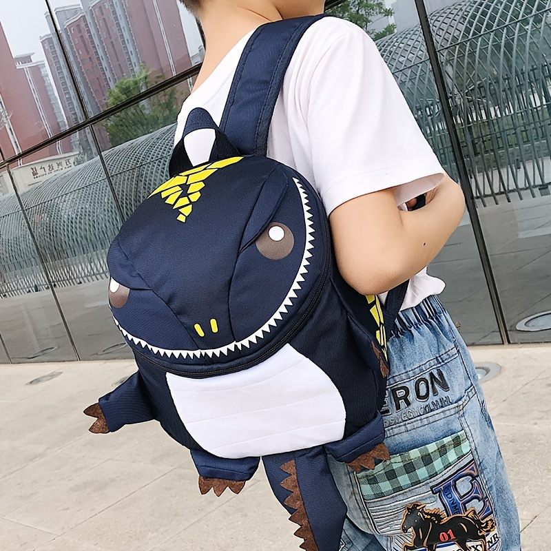 Three-dimensional Cute And Light Cartoon Small Dinosaur Children's Nylon Backpack Kindergarten Elementary Toddler Backpack For School Boys Girls As A School Opens Gift