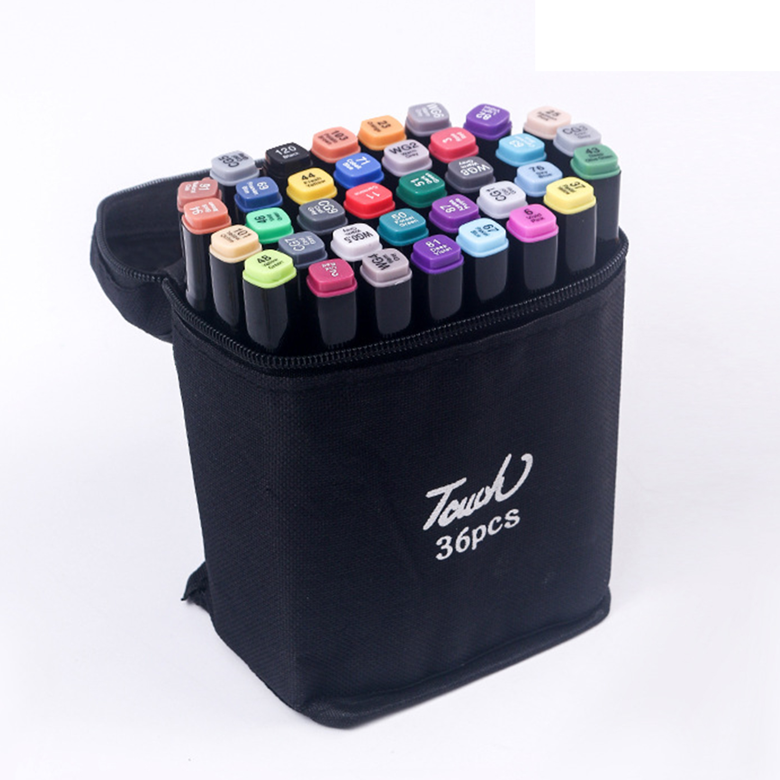Rotuladores de alcohol de 48 colores, rotuladores de doble punta,  rotuladores permanentes para bocetos Sincero Electrónica