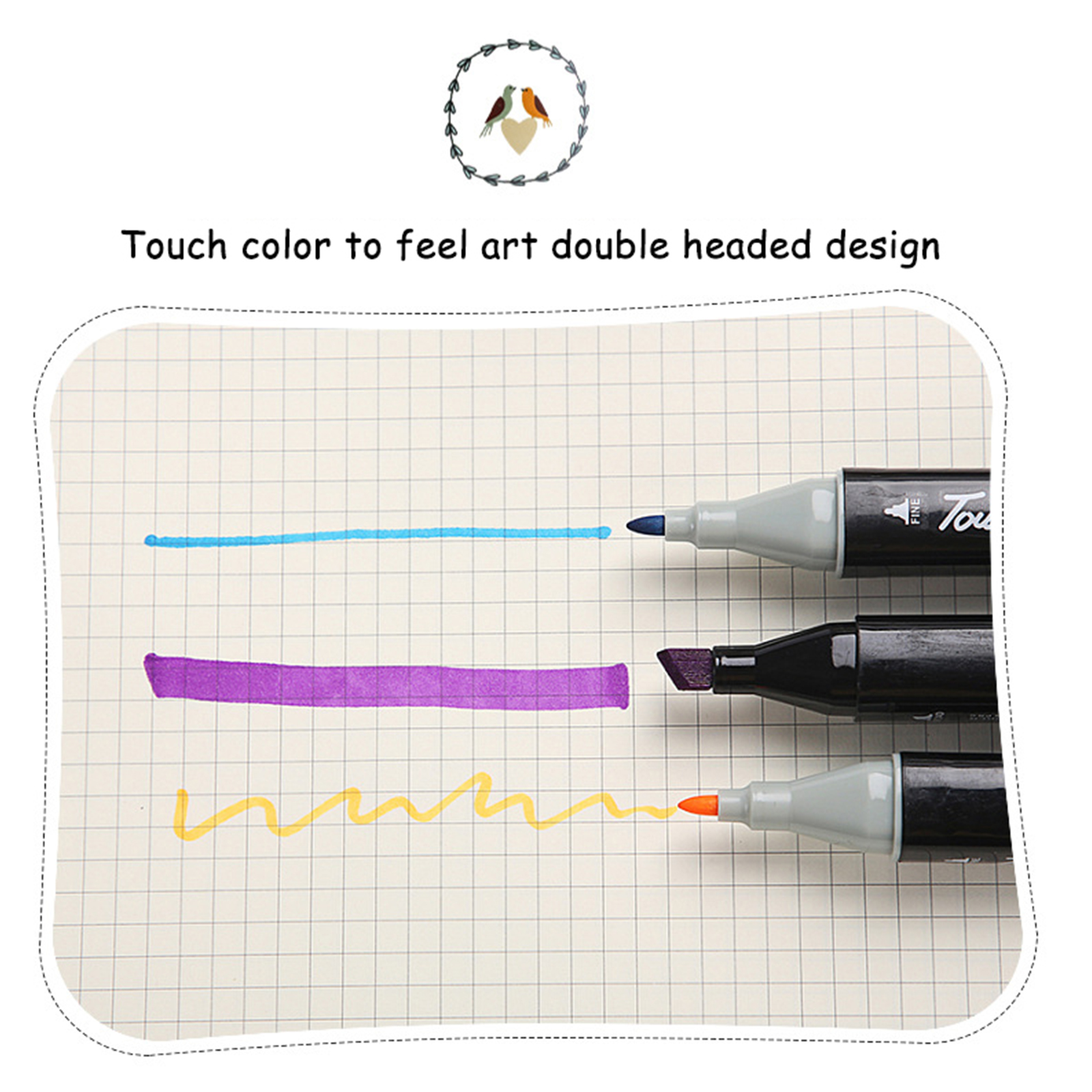 Hot Sales Professional Dual Tip Alcohol Based Marker Pens - Temu