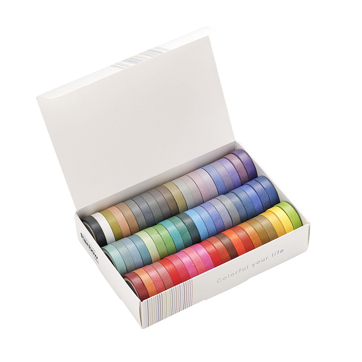 Rouleau adhesif couleur - Set de 5 couleurs