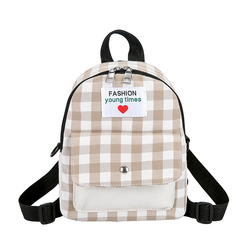 Patches Small Canvas Backpack