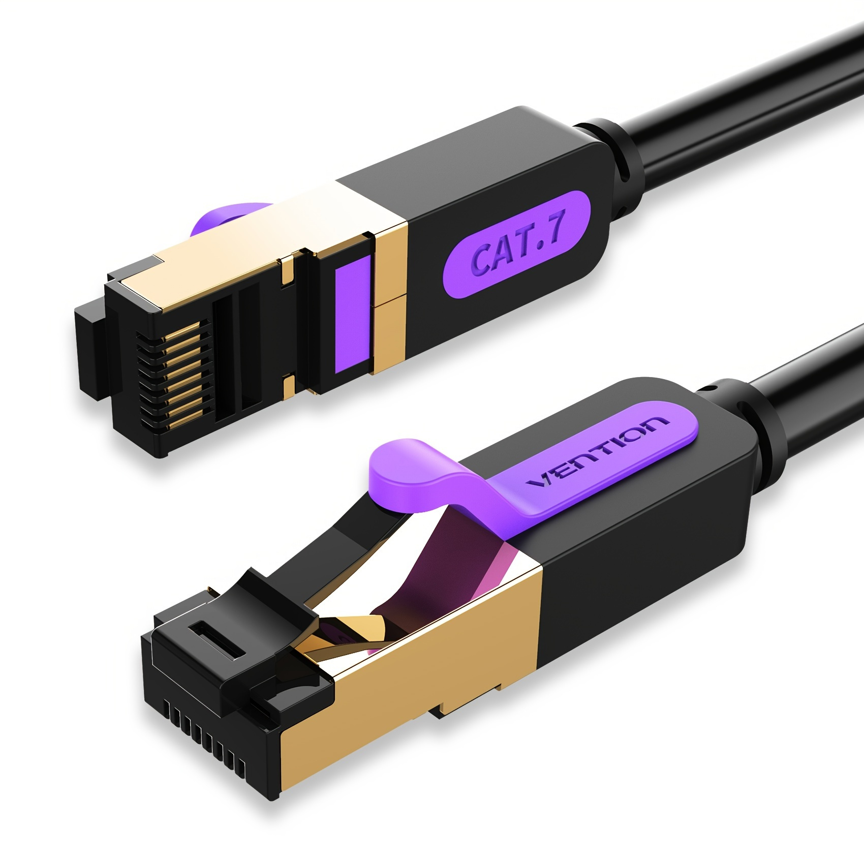 Câble Ethernet Cat 7 plat en nylon haute vitesse câble de - Temu