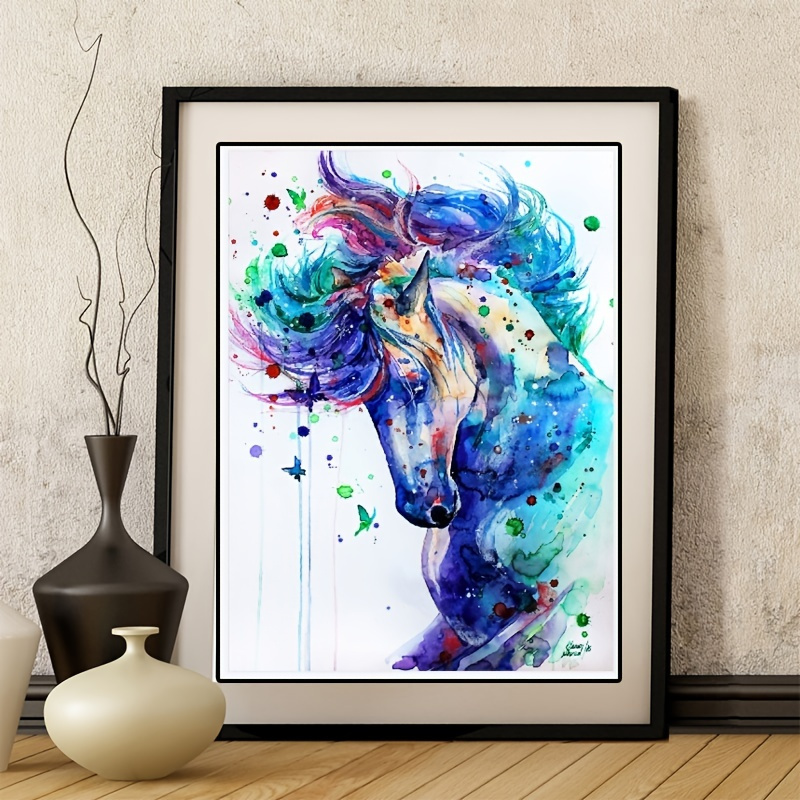 A Set Of Animal Series Horse Pattern Diamond Paintings - Arts, Crafts ...