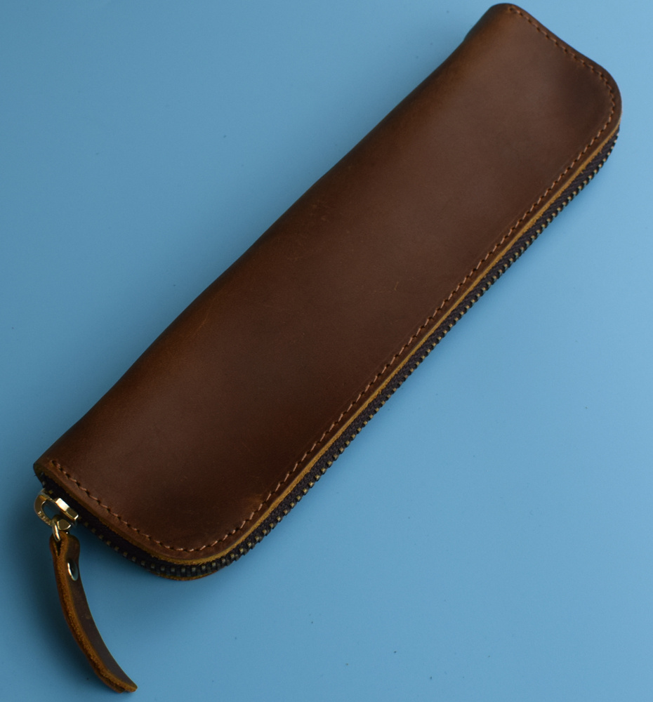 Pencil case cowhide