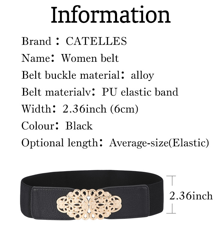 Elastic Belt Women Brand Designe