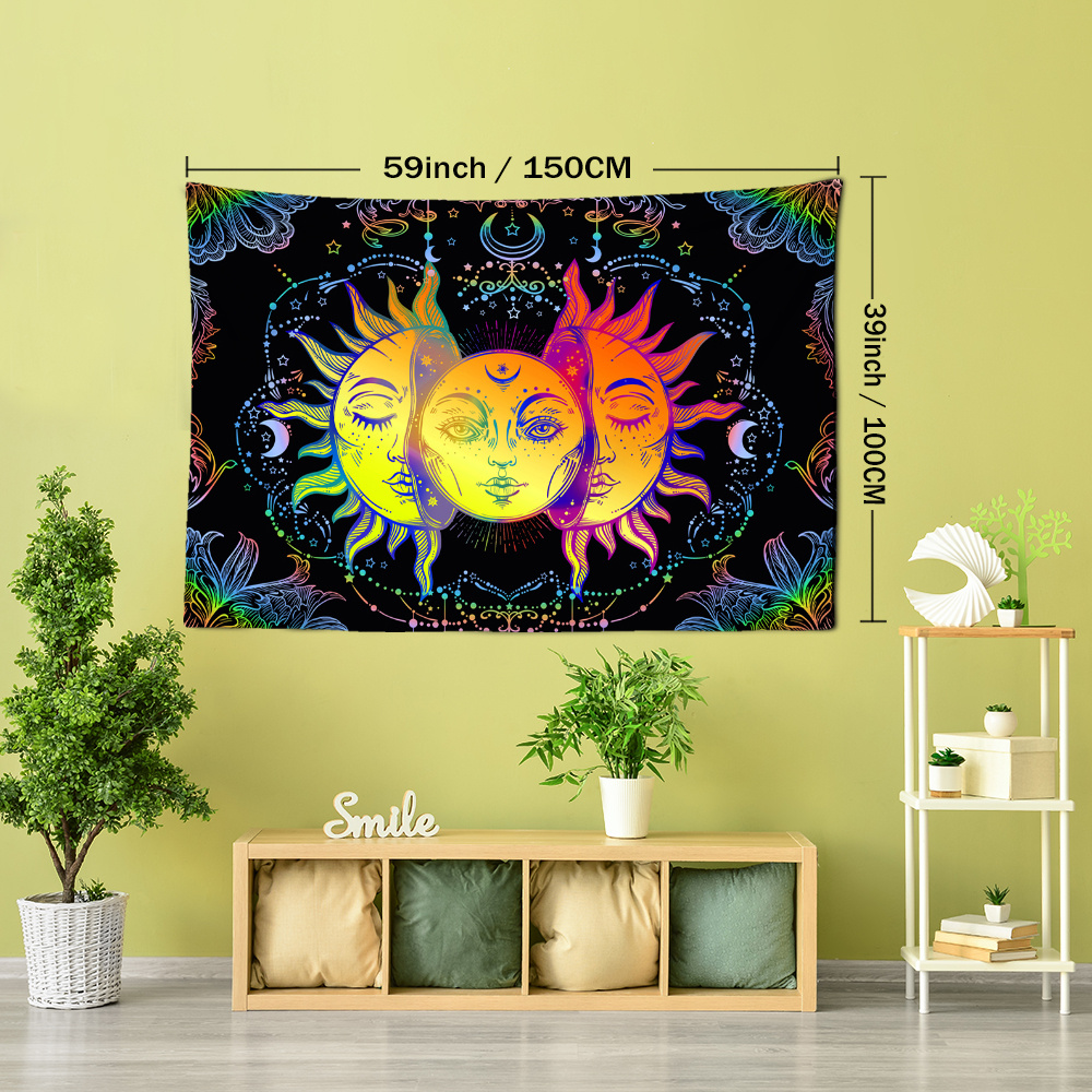 Colorful best sale sun tapestry