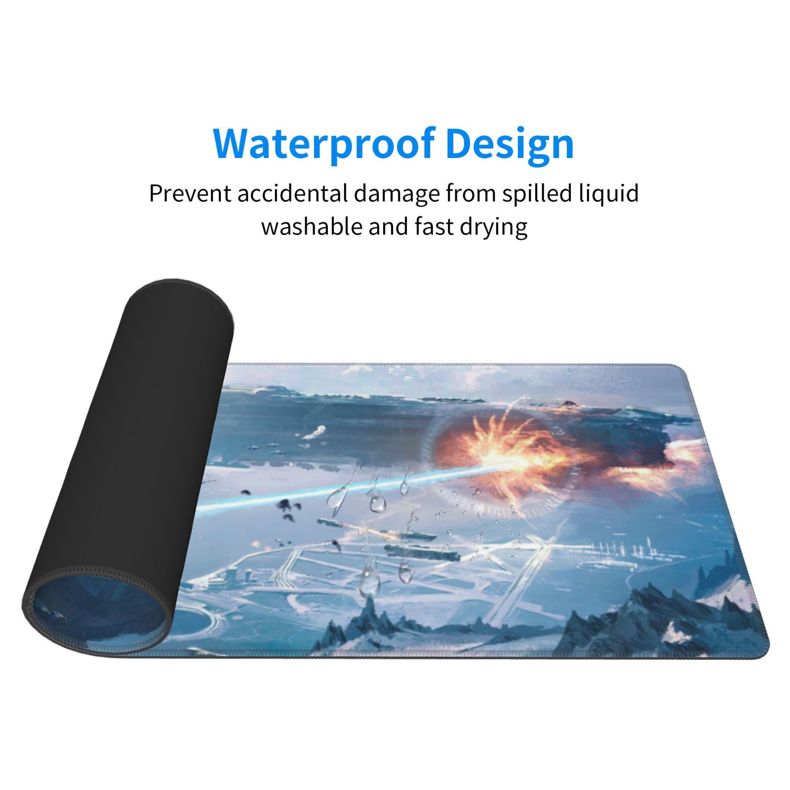 Spacecraft Mouse Pads Gaming Mousepad Gamer Rubber Mat Temu