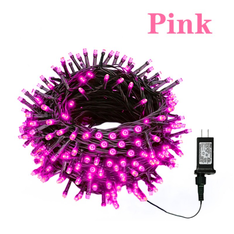 Resnice Pink Fairy Lights 100 Ft Plug In Indoor Long Electric String L —  CHIMIYA