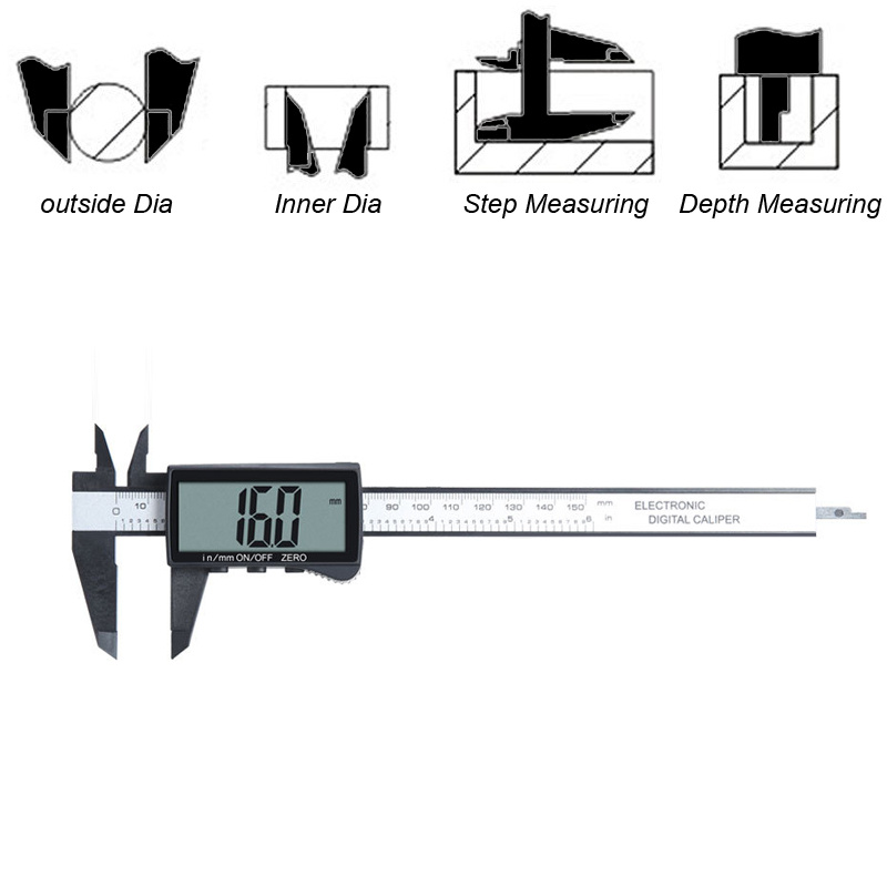 Electronic Digital Caliper Electronic Plastic Calipers Temu