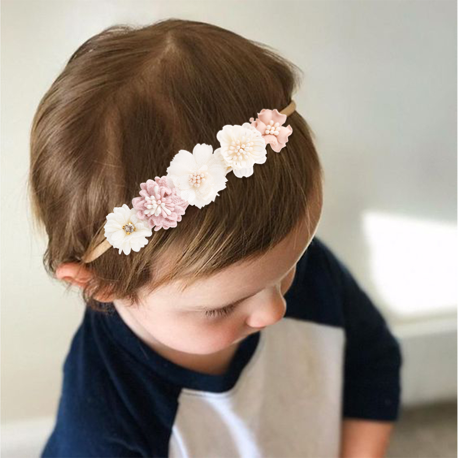 Fascia Capelli Neonata Fascia Capelli Elastica Bebè Carina, Fascia Capelli  Bambini Fiore Testa Appena Nata Copricapo Accessori Bambini, Accessori  Capelli, Servizio Clienti 24 Ore 24, 7 Giorni 7