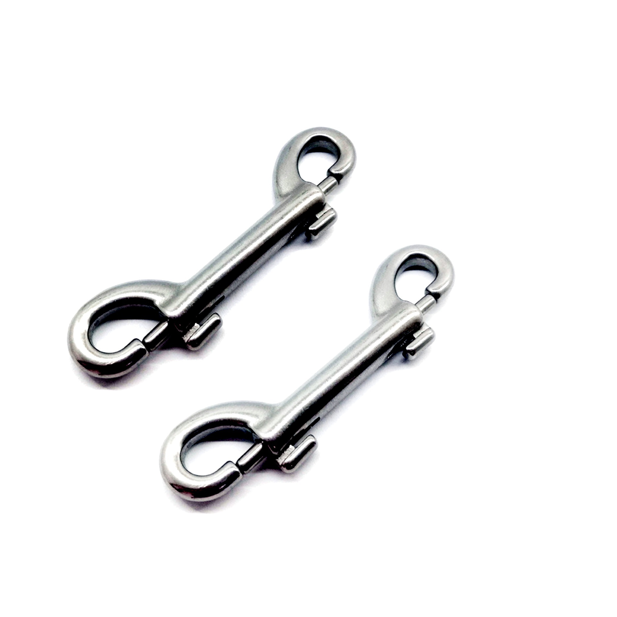 Shop for and Buy Heavy Duty Double End Snap Clip Key Ring Nickel