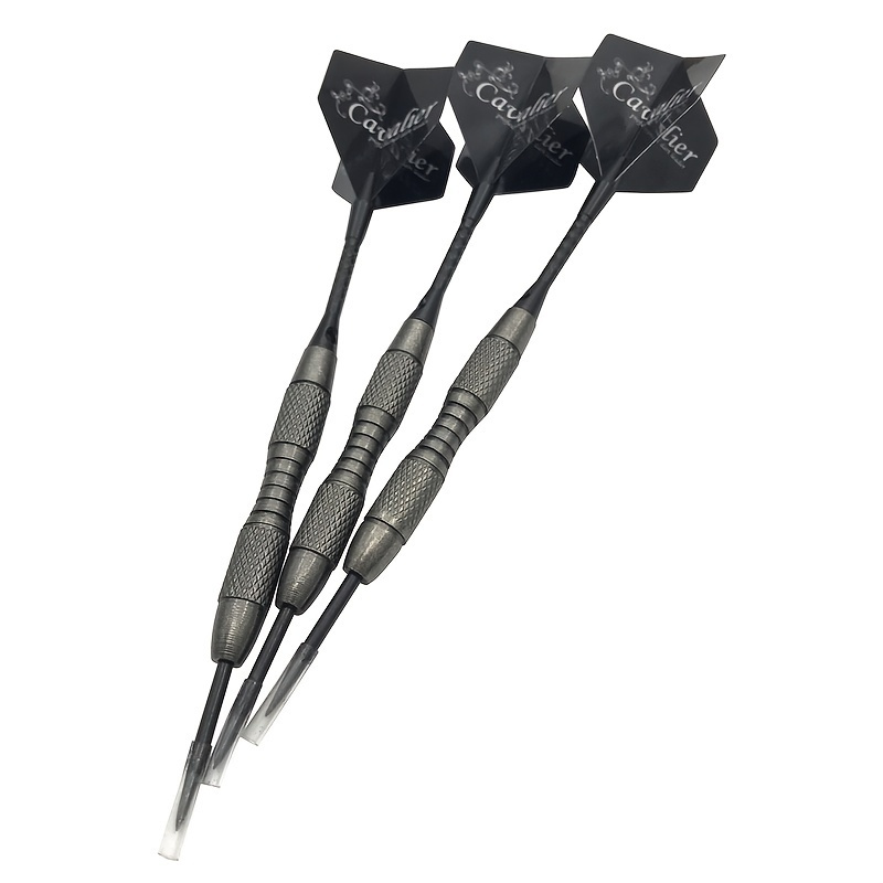 

3pcs Professional Grade 20g Tungsten Steel Barrel Dart Set With Precision Hard Tip And Sleek Black Wing Design - Perfect For Competitive Play And Improved Accuracy