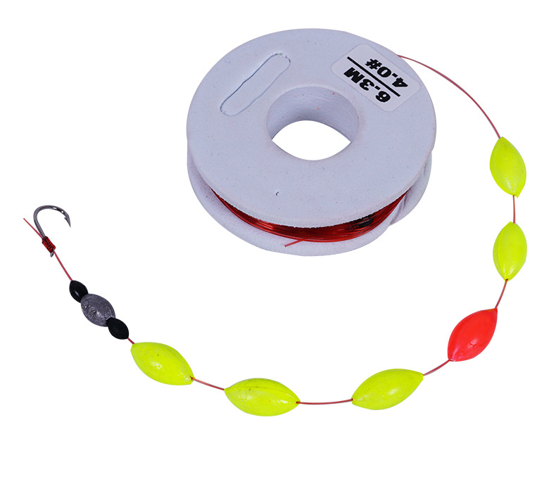 Seven-star Drift Main Line Group Single Hook Through High Sensitive  Traditional Hand-tied Finished Fishing Monofilament