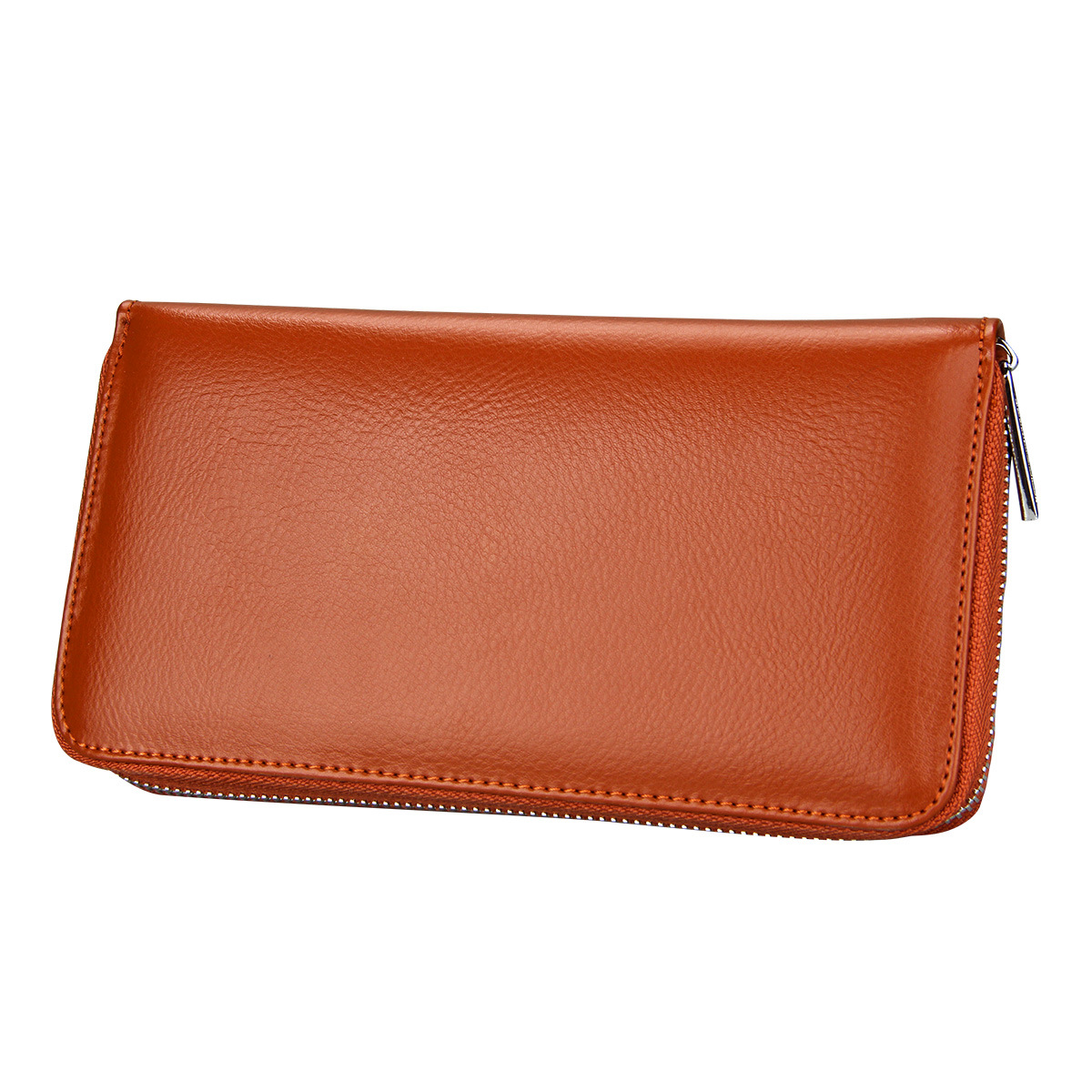 Genuine Leather Card Holder for Women | Cerana Orange