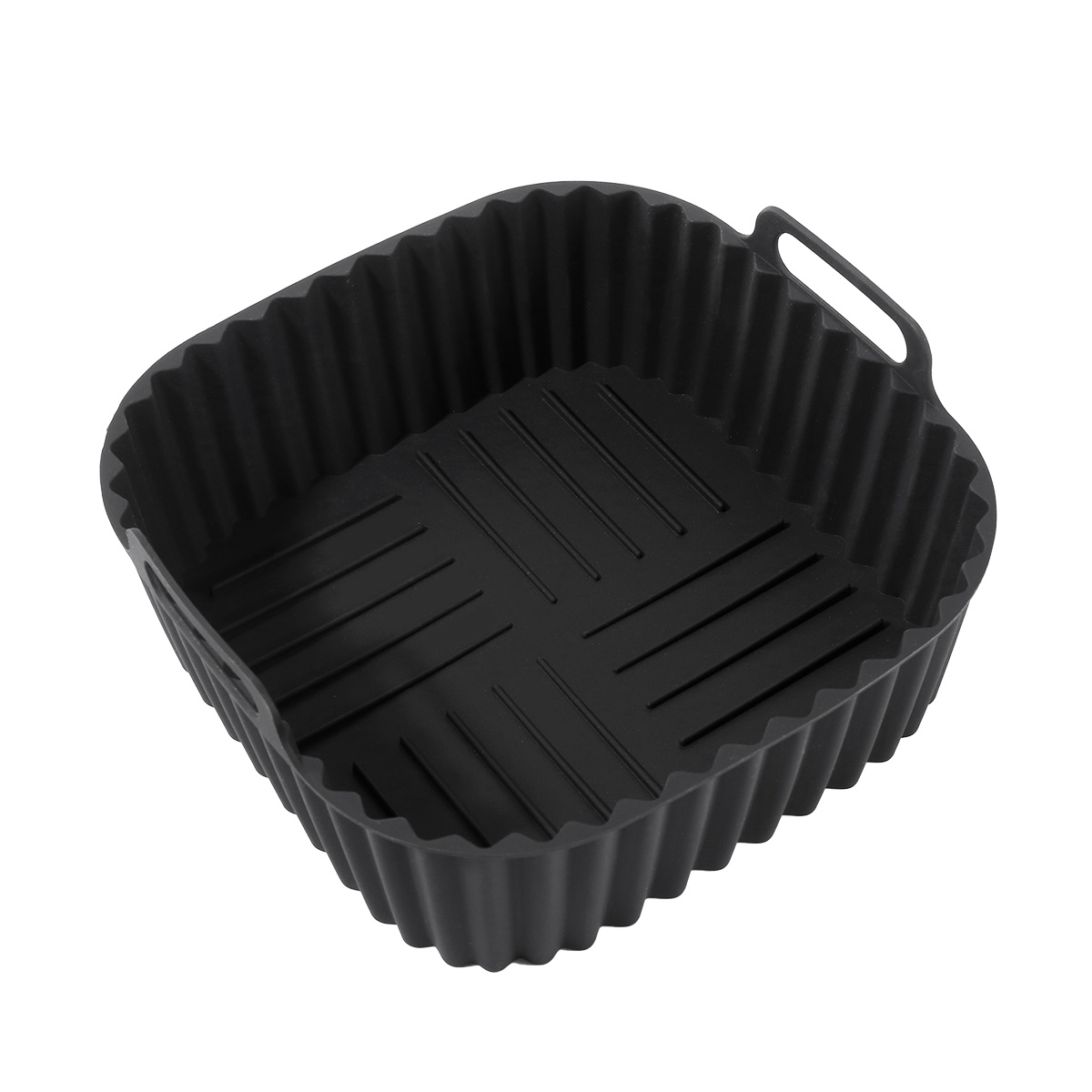 Air Fryer Silicone Large Square Rectangle Mat Non-stick Practical  Dishwasher Safe Tray for Air Fryer Steamer Oven Gray Square