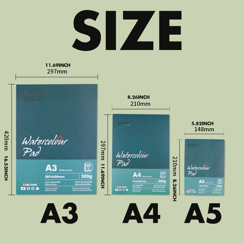 A3 A4 A5 High Gloss Inkjet Print Paper Photo Paper 260g Virgin Wood Pulp