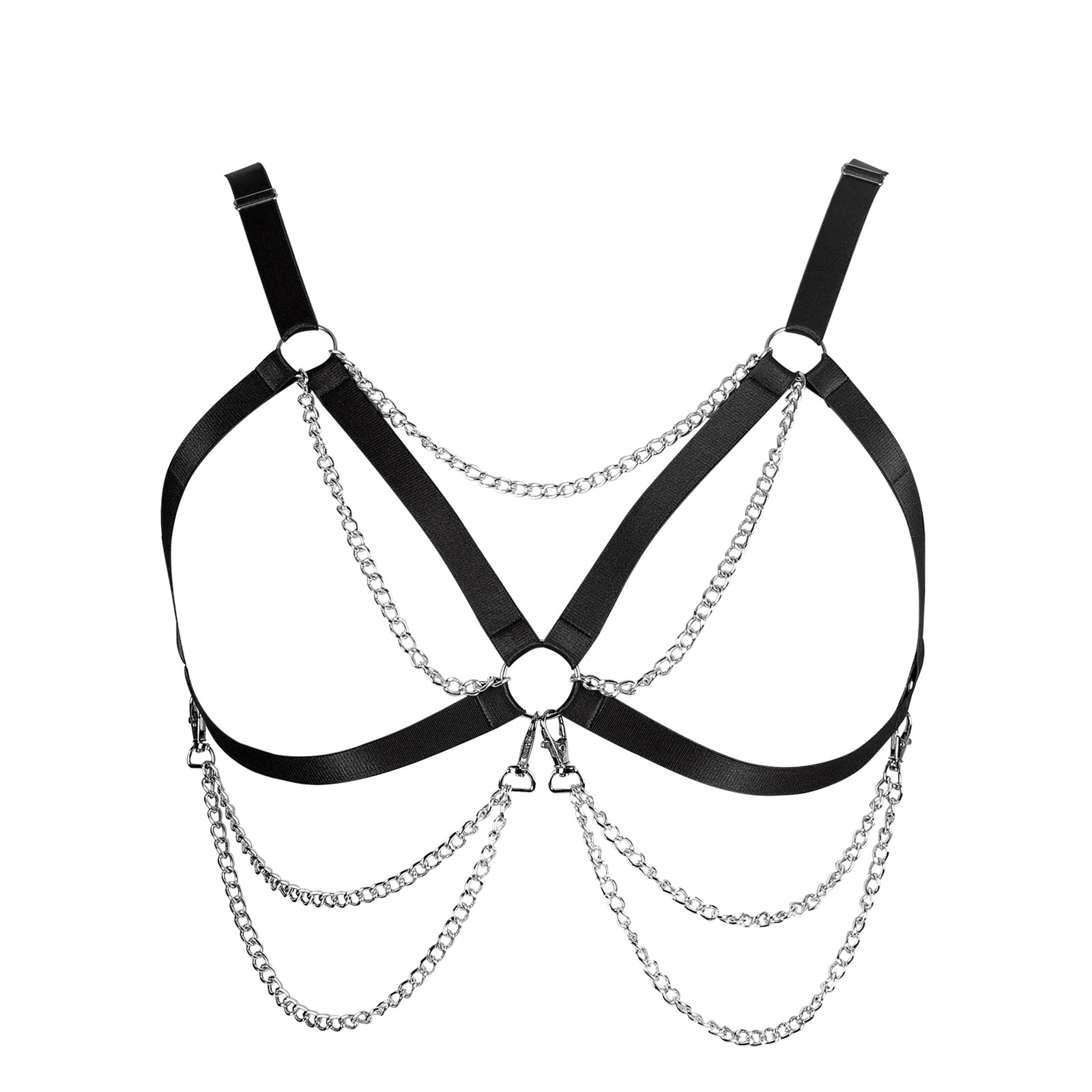 Metal hot sale chain bra