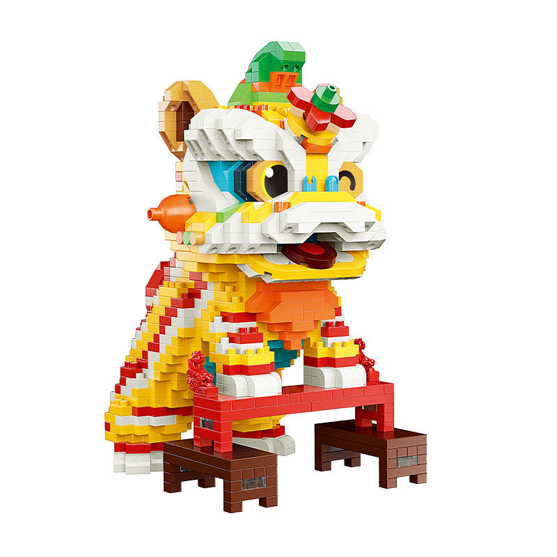 lionctoy lionchen 初誕者 build your own chinese lion dance ornaments creative series