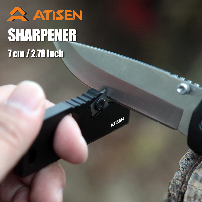 Atisen Mini Knife Sharpener: Quick Durable Portable - Temu