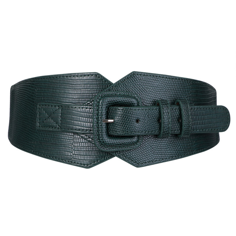 Wide Women Waist Belt Stretchy Cinch Belt Leather Elastic Belt For Ladies  Dress Decoration