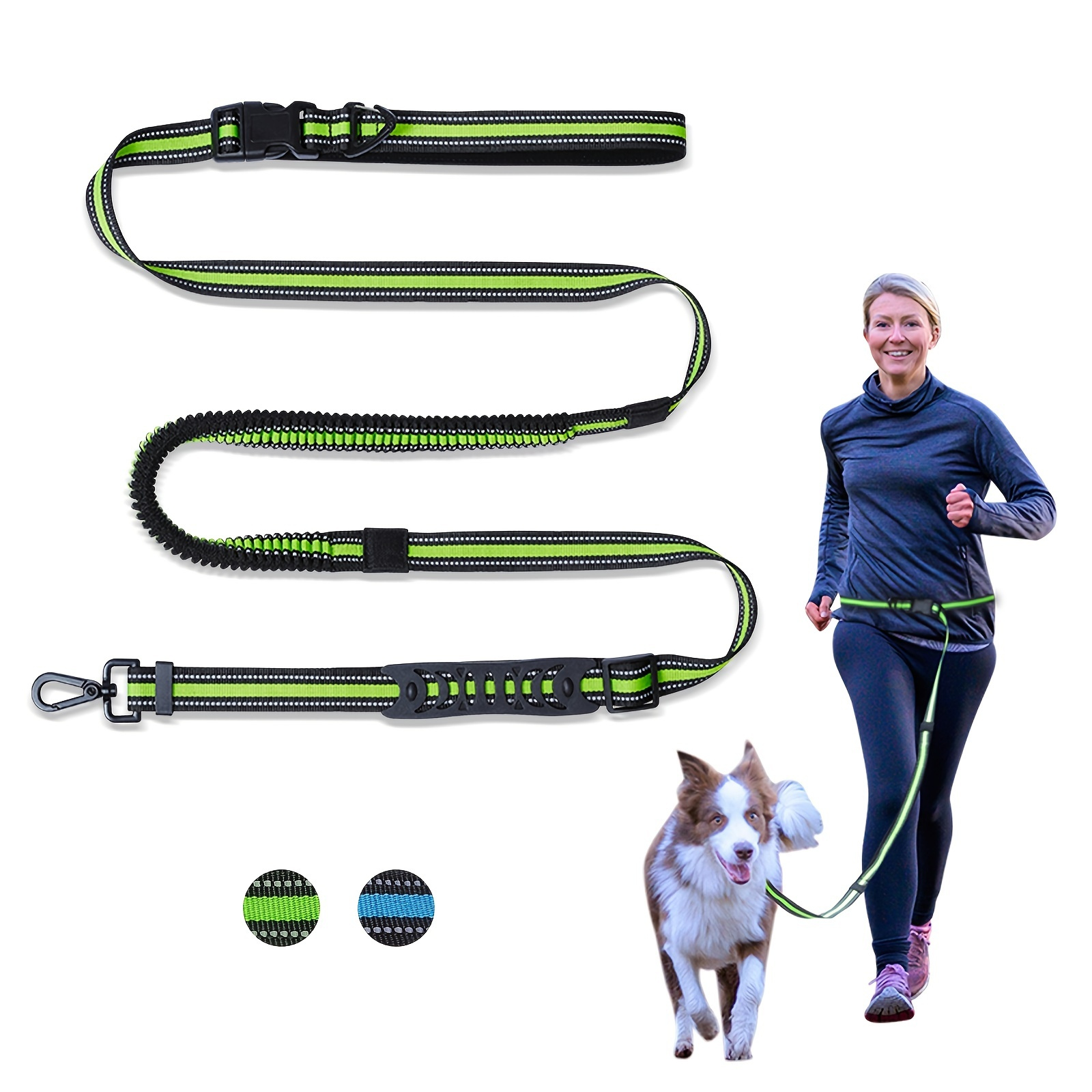 Laisse Course Mains Libres Chien Ceinture Réglable Corde - Temu Canada