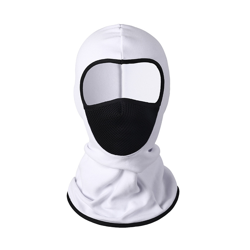 Pasamontañas elástico Máscara de esquí Bandana Protección a prueba Cálido  invierno Bufanda Máscara Máscara facial para Esquí Ciclismo , Largo 33x54cm  Sunnimix pasamontañas para motocicleta