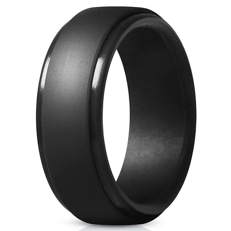 Bague discount caoutchouc homme