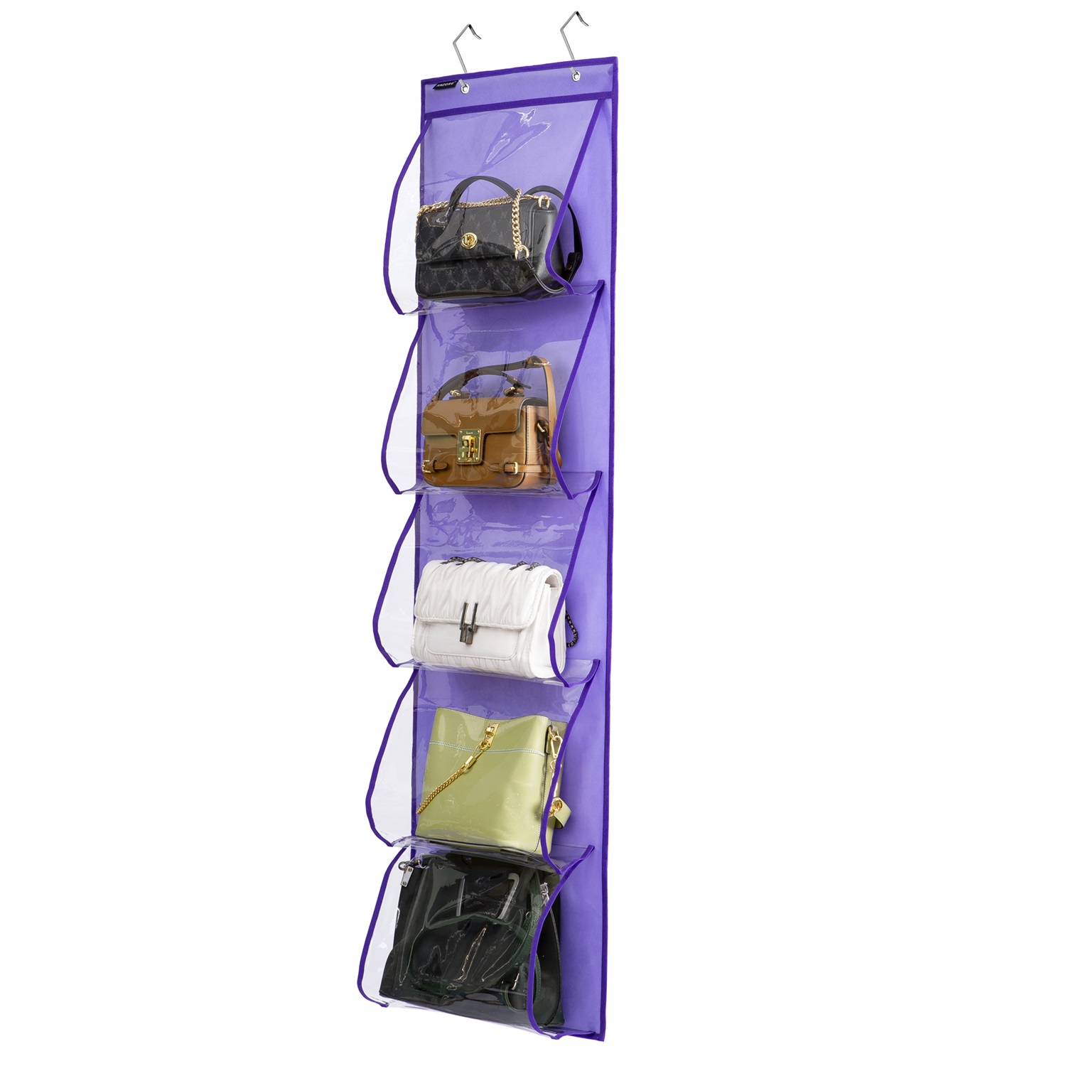 5 pocket Hanging Shelves For Doors Organize Handbags Towels - Temu