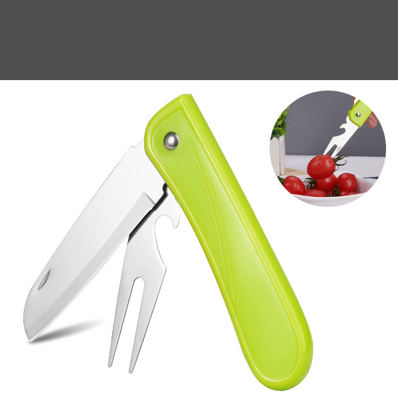 Premium Fruit Knife Set - Stainless Steel Commercial Portable Peeling  Pocket Knife For Cutting Watermelon And Melon - Temu