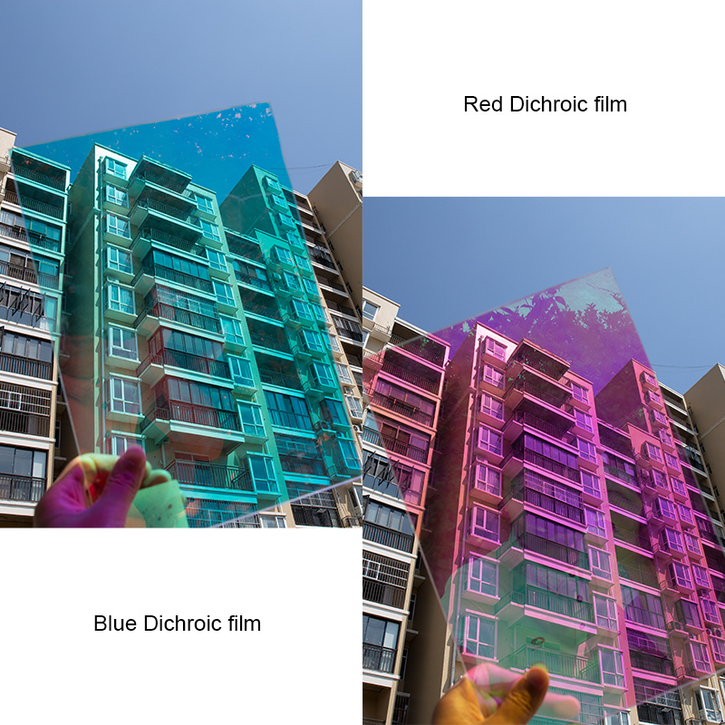 Rainbow Dichroic Window Film Self adhesive Red Blue - Temu