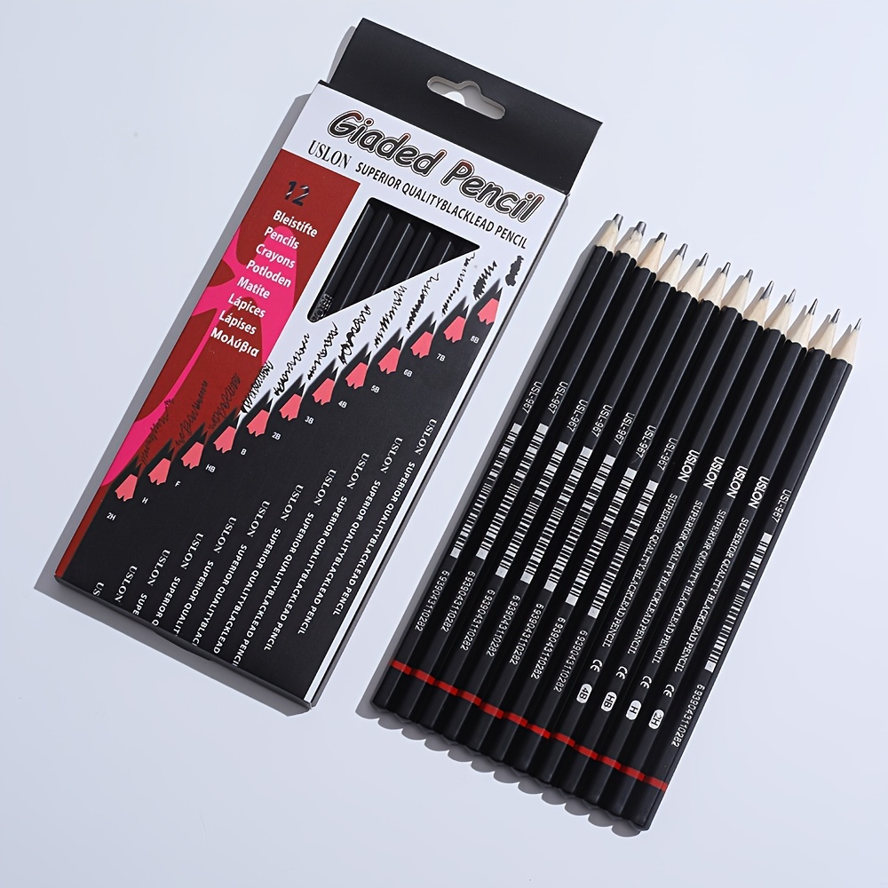 Professional Drawing Sketching Pencil Set Sketch Pencils (b - Temu