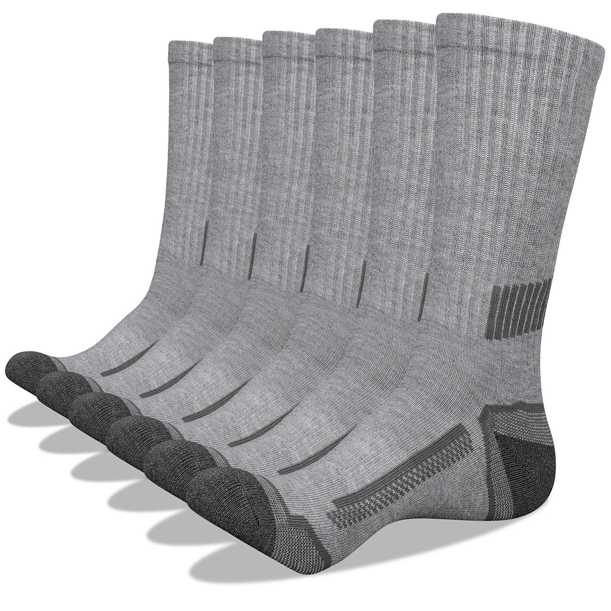 Image of Acefine 6 Pairs Of Socks Men's Mid-tube Socks Autumn And Winter Men's Socks Over-the-calf Socks Winter Terry Towel Socks