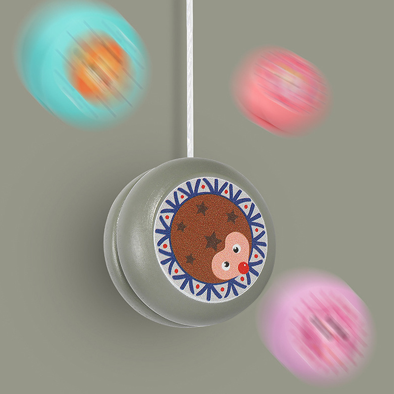 Juguete YoYo impreso de dibujos animados para niños Bola de yoyo de madera  Juguetes clásicos (León) Ndcxsfigh Nuevos Originales