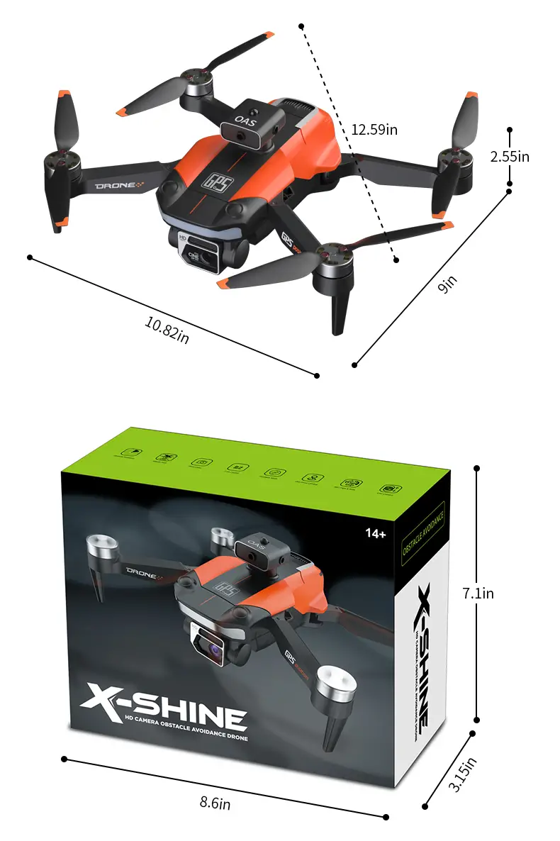 x26 gps drone with dual camera 3 batteries brushless obstacle avoidance gps optical flow positioning adujstable camera remote control aircraft toys gift for kids adults details 23