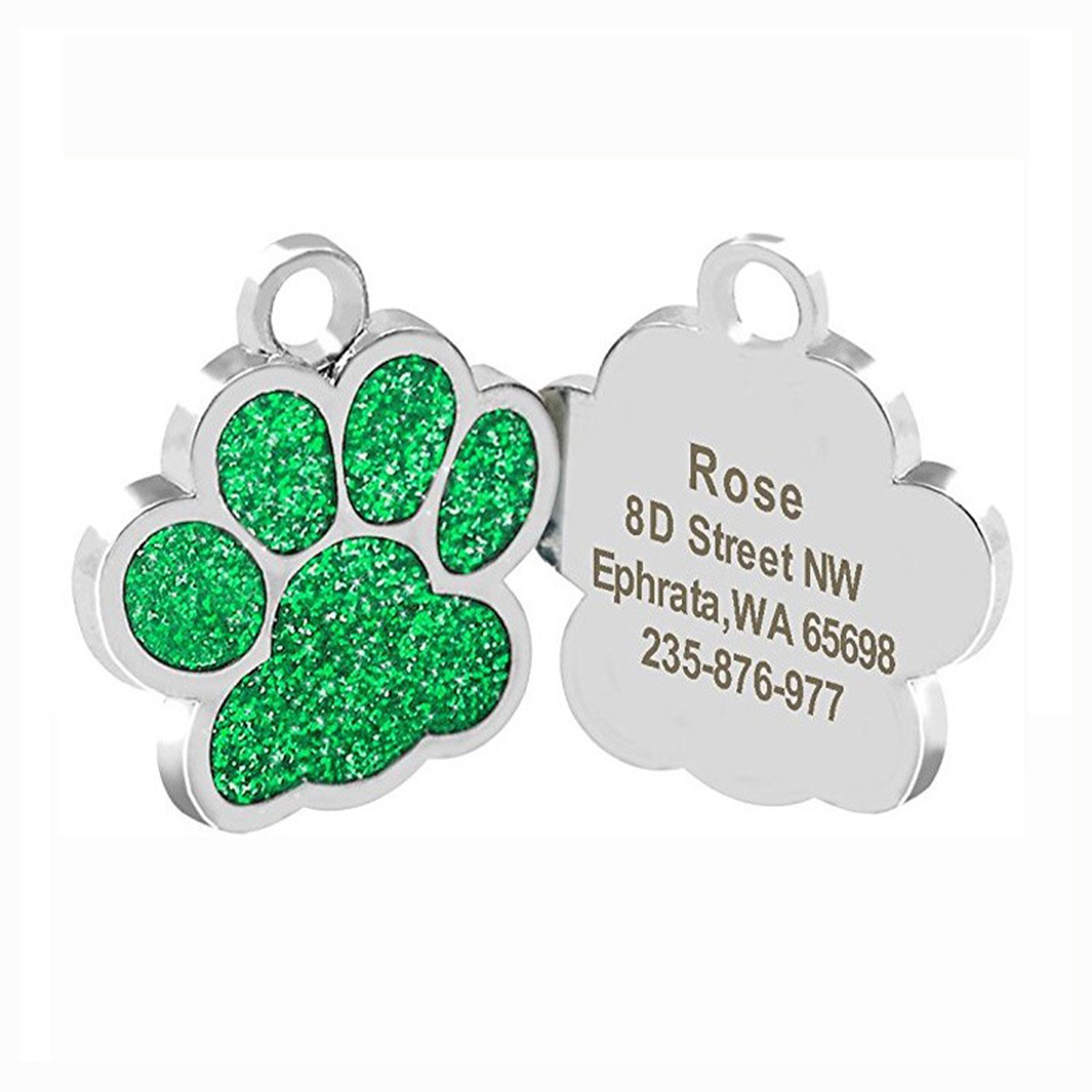 Lettering Tag Engraved Dog Tag Personalized Pets Temu