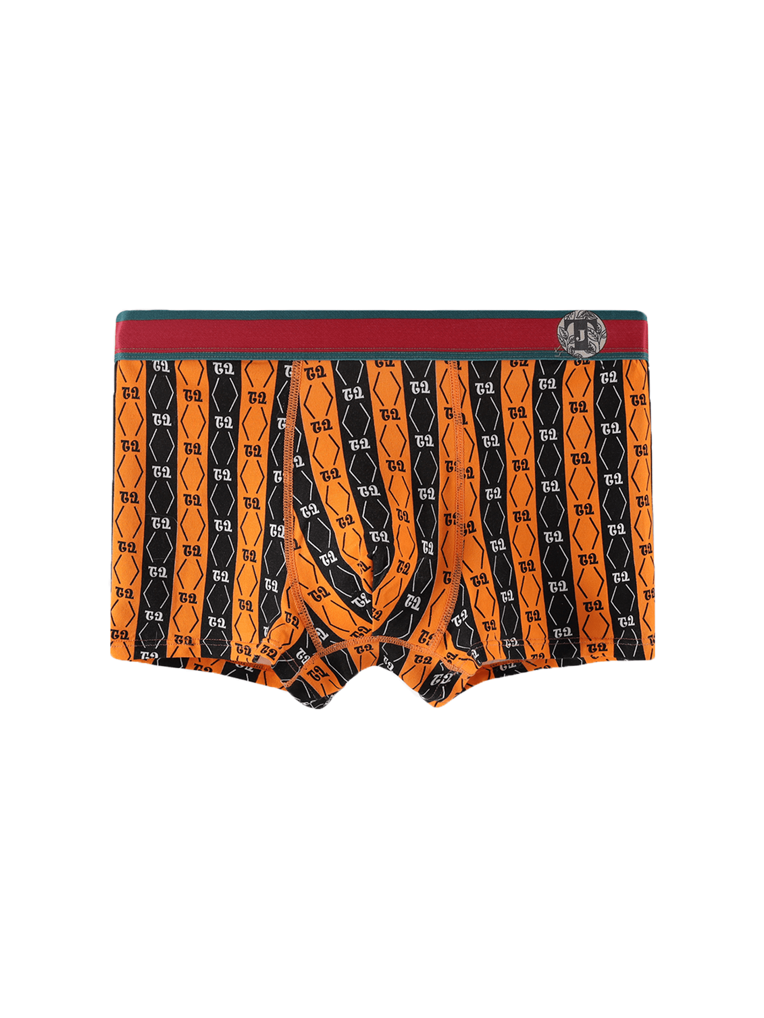 Men's Premium Cotton Boxer Briefs (3-Pack) | Retro Pattern, Breathable Mesh, Seamless Comfort