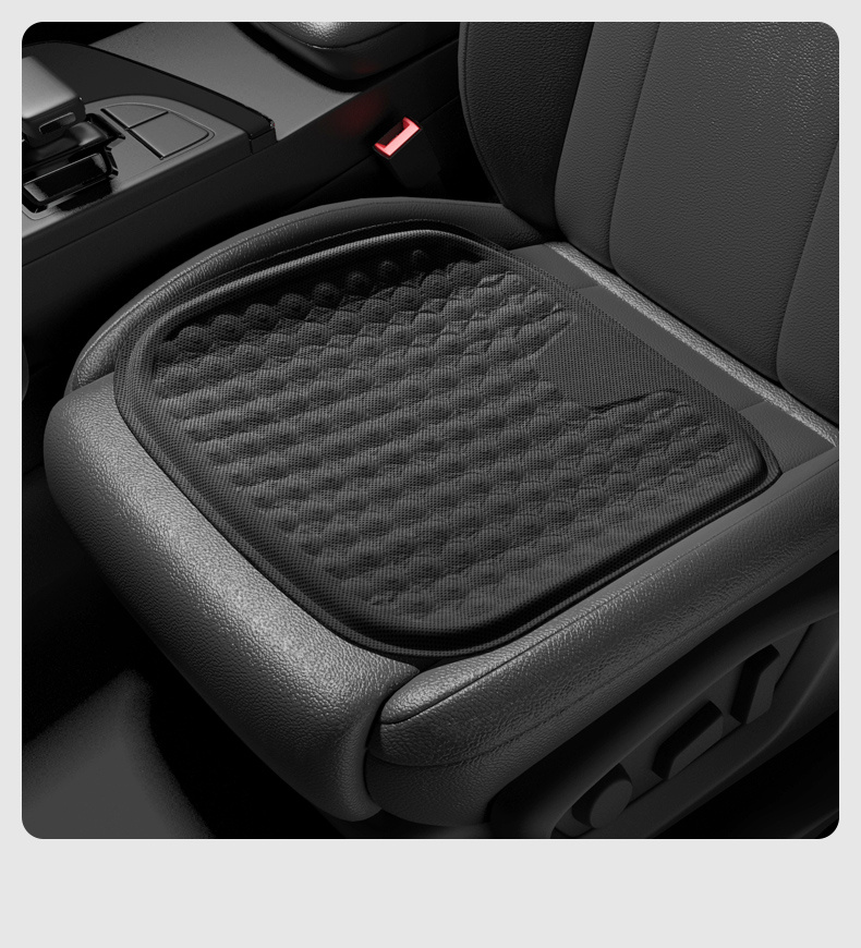 Imeshbean Car Seat Ventilation Mat Summer 3 Fans Single Cold Pad Multi-function Cooling Pad Car Cushions Cool Down Ventilated Seat Cushion in Summer