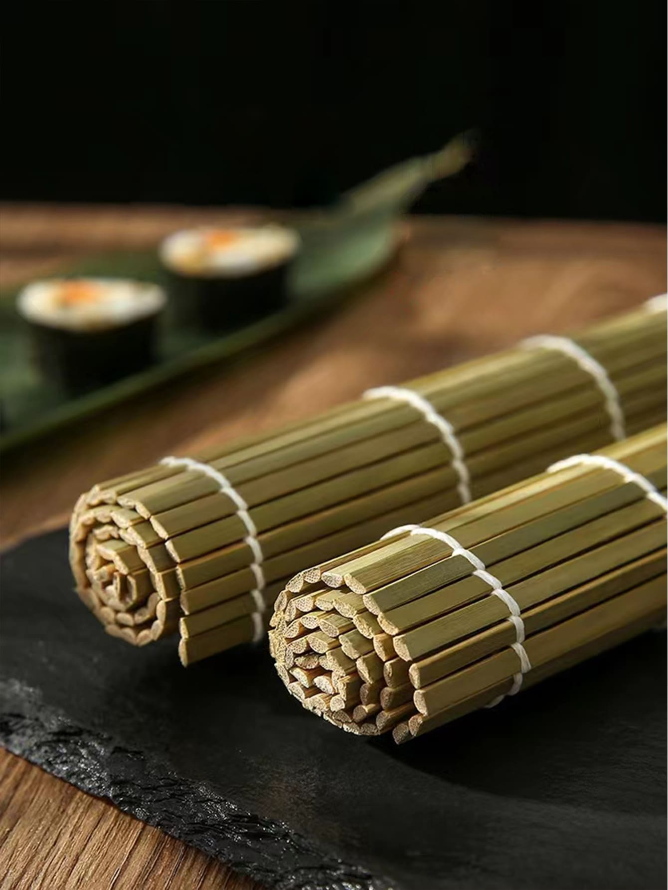 Create Delicious Sushi Rolls At Home With This Green Bamboo - Temu