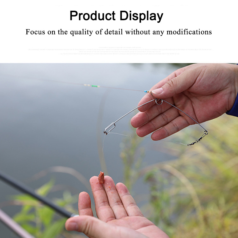 Green forest Automatic Fish Hook Solid Automatic Spring Fishing Hook Trigger