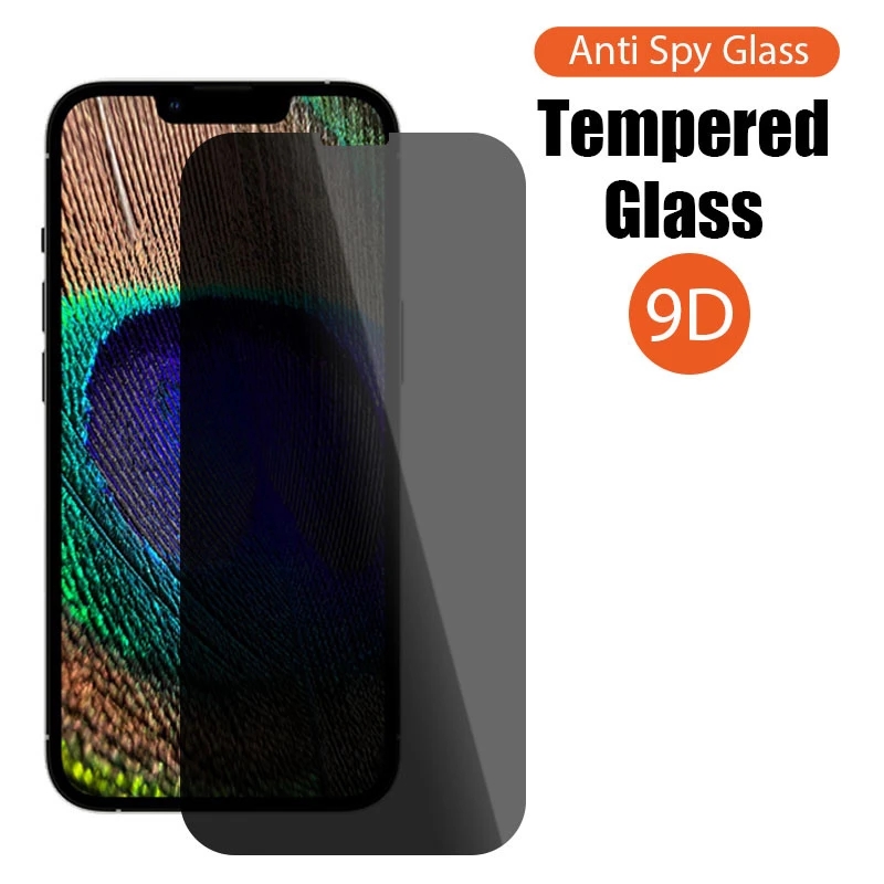 Full Cover Anti-Spy Tempered Screen Protector For iPhone 11 12 13