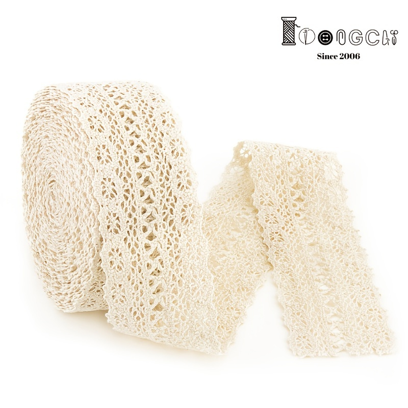  IDONGCAI Cotton Lace Ribbon for Crafts-Sewing Lace