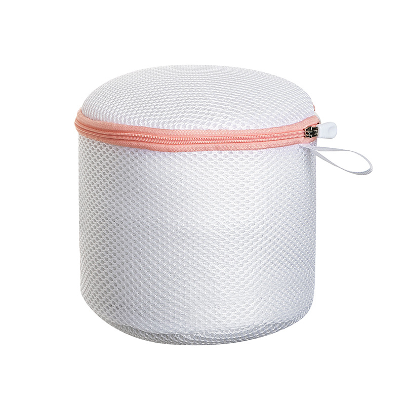 1pc Fine Mesh Laundry Bag For Bra, Household Pink Zipper Large-sized  Thickened Washing Machine Bag For Washing, Special Cleaning Bag For  Underwear And