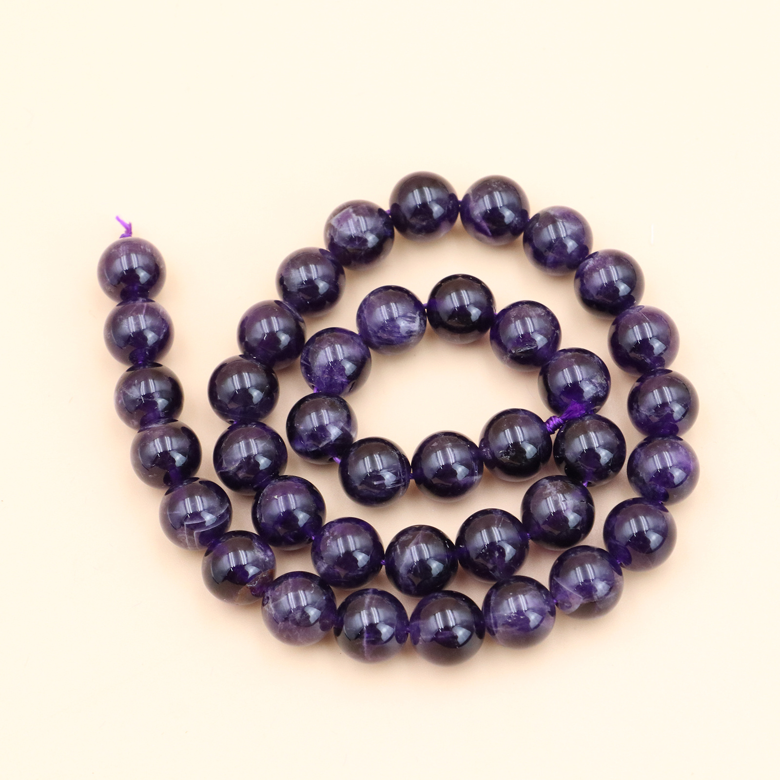 Natural High Round Amethyst Loose Beads
