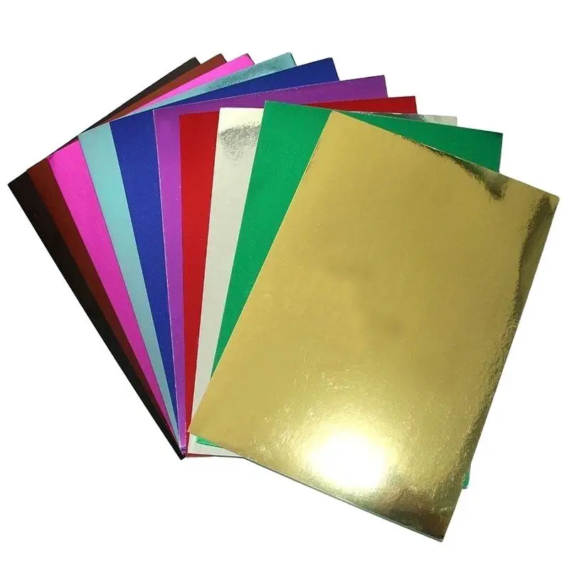 250gsm Gold Mirror Cardstock Paper /bag Perfect For Diy Cake - Temu