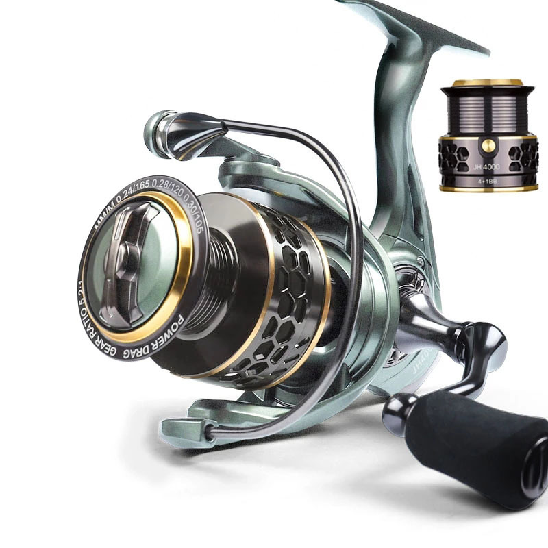 Full Metal Spinning Reel Gear Ritio 5.0:1 / 4.7:1 for Saltwater