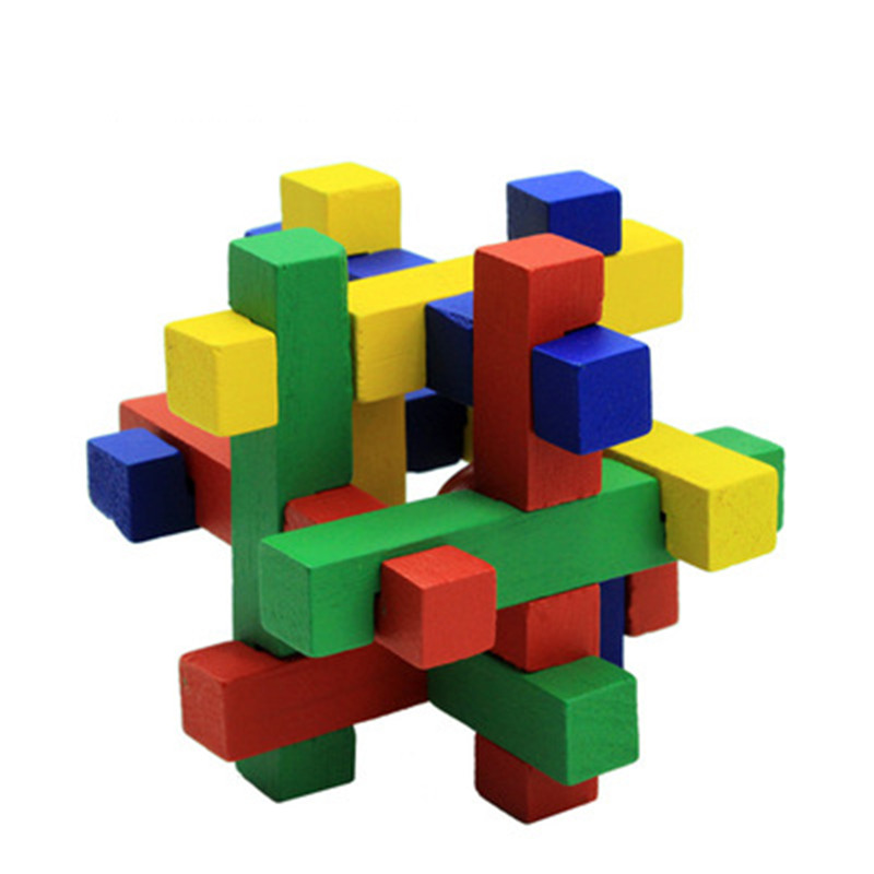Lock Puzzle - 3D wooden interlocking brain teaser puzzle
