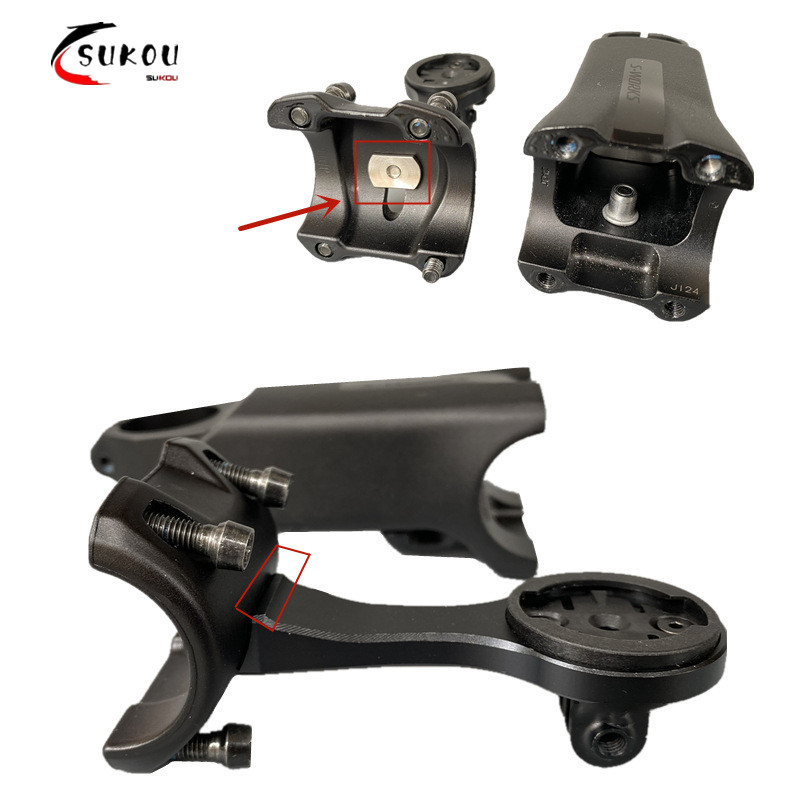 Kit de montaje delantero extendido para bicicleta Garmin Edge, soporte GPS  para manillar de bicicleta para adaptador NiteRider, cámara de acción