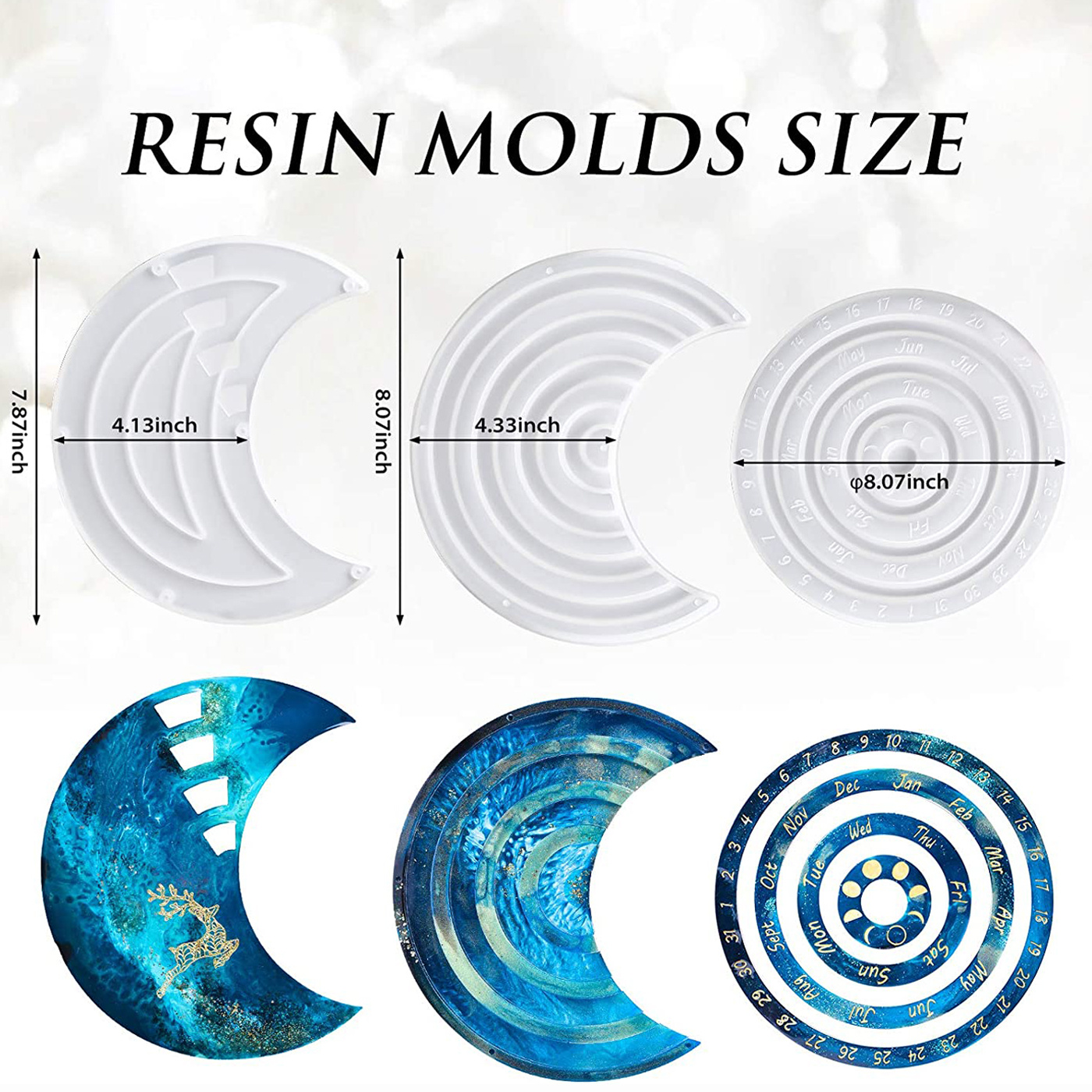 Spiral Shape Silicone Resin Mold/planet Decoration Silicone Mold/epoxy  Resin Craft Mold/diy Mold 