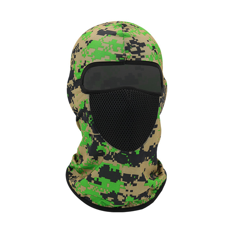 Ice Silk Printed Hat Outdoor Cycling Breathable Head Cover Hat