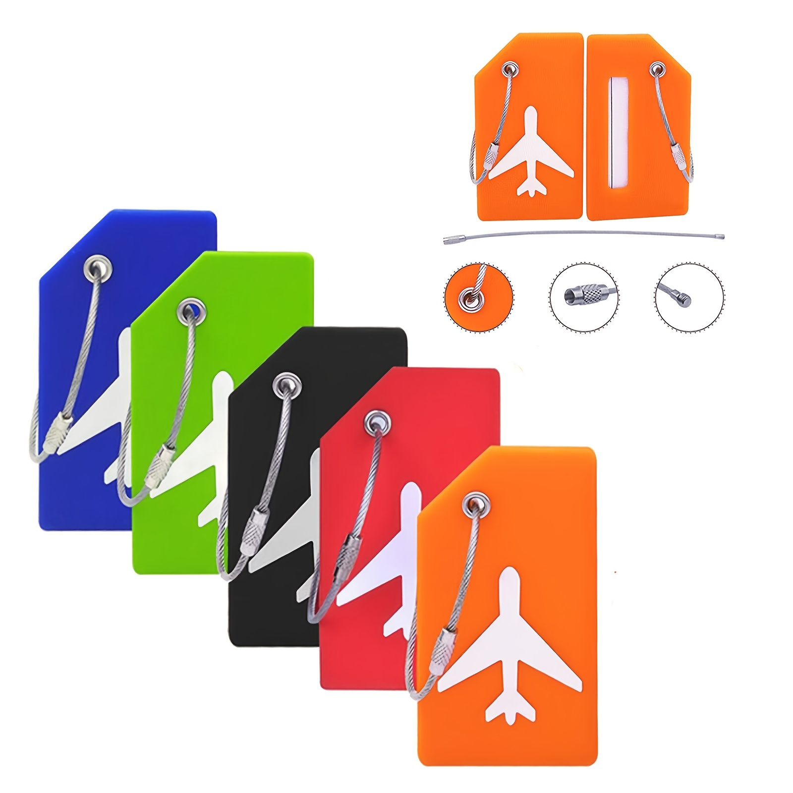 Luggage Tag Travel Boarding Tag Hanging Tag With Name Id Label - Temu